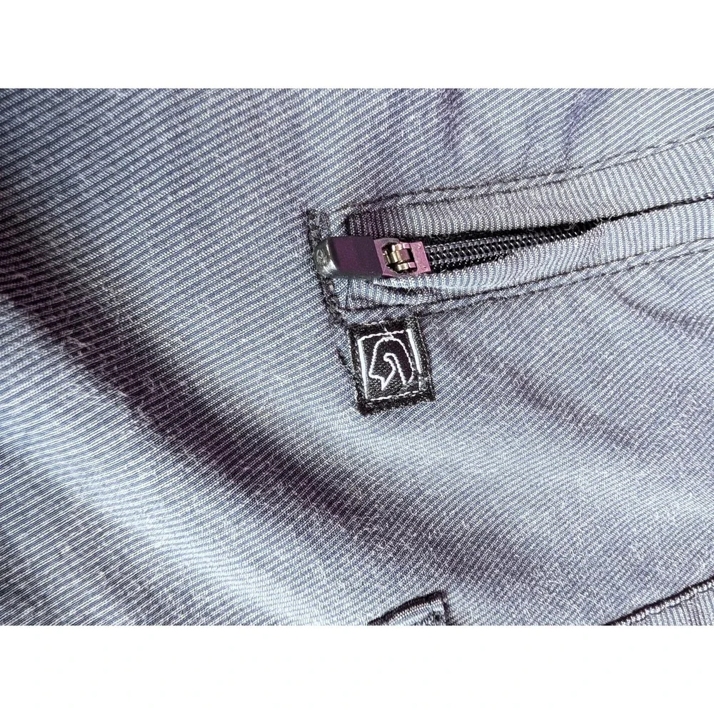 Burnside 360 Hybrid Series 38 Charcoal Gray Classic Boardshort Fine Stripe
